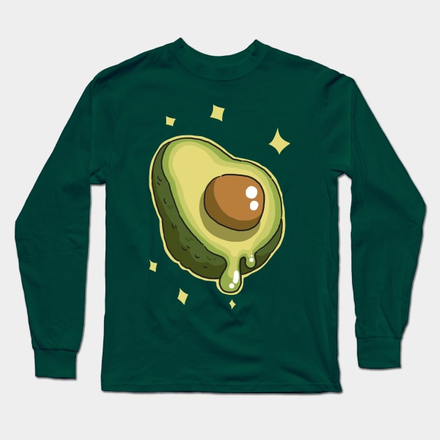 Avocado Long Sleeve T-Shirt by goccart